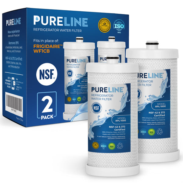 Pureline Replacement for Frigidaire WFCB & PureSource NGRG 2000 Refrigerator Water Filter.