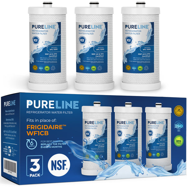 Pureline Replacement for Frigidaire WFCB & PureSource NGRG 2000 Refrigerator Water Filter.
