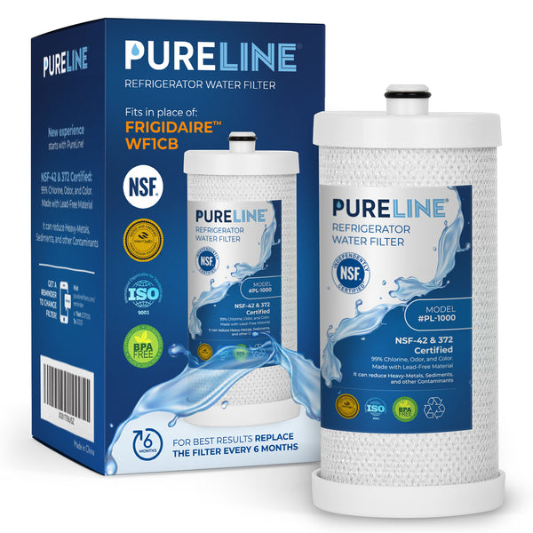 Pureline Replacement for Frigidaire WFCB & PureSource NGRG 2000 Refrigerator Water Filter.