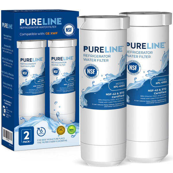 Pureline Replacement for GE XWF (NOT XWFE) Refrigerator Water Filter