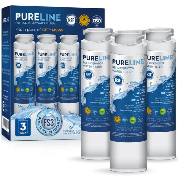 Pureline Replacement for GE MSWF and Kenmore 9914, 46-9914 Refrigerator Water Filter.