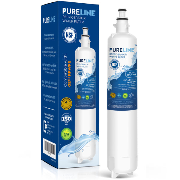 Pureline Replacement for GE® RPWFE® Water Filter, RPWF (With RFID Chip) Refrigerator Water Filter - Pure Line Filters