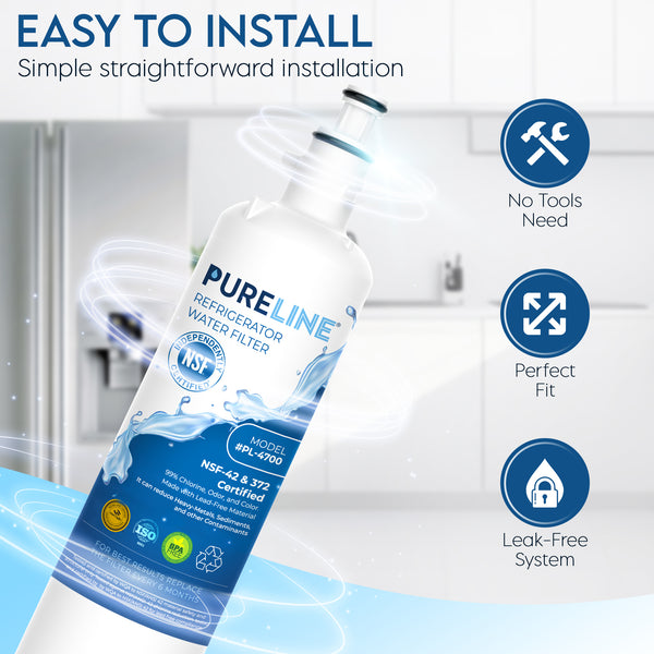Pureline Replacement for GE® RPWFE® Water Filter, RPWF (With RFID Chip) Refrigerator Water Filter - Pure Line Filters