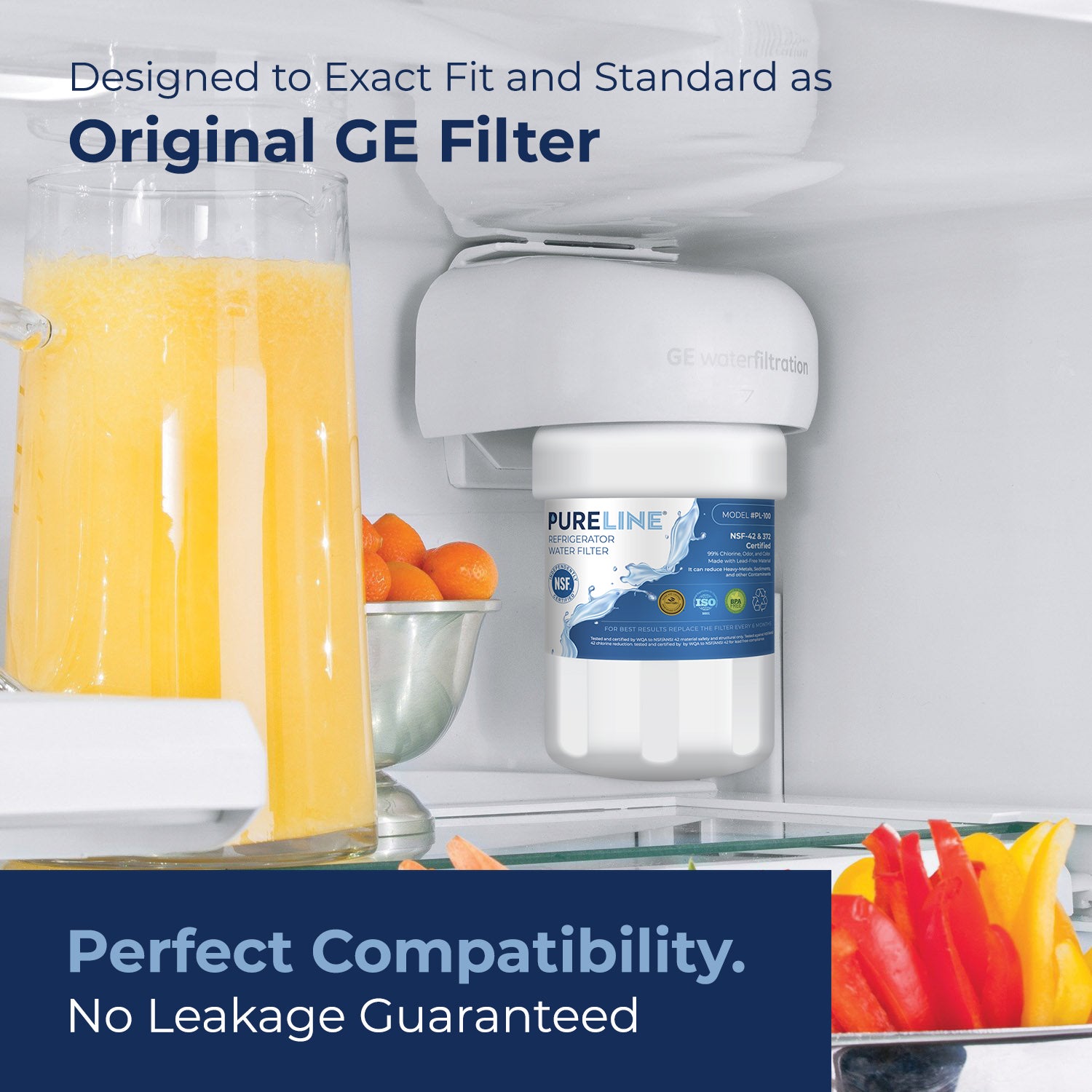 Ge Filter Water Filter Cartridge for GE Refrigerator – Pure Line Filters