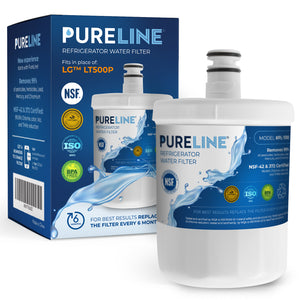 LG LT500P Water Filter Replacement. Also Compatible with LG 5231ja2002A, LG GEN11042FR-08, and LG LFX25974S. Designed to Exact Fit as Original LG Refrigerator Water Filter - Pure Line Filters
