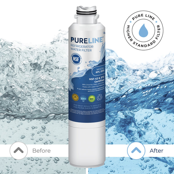 Pureline Replacement for Samsung DA29-00020B and Kenmore 46-9101, 469101, 9101, 4609101000 Refrigerator Water Filter.