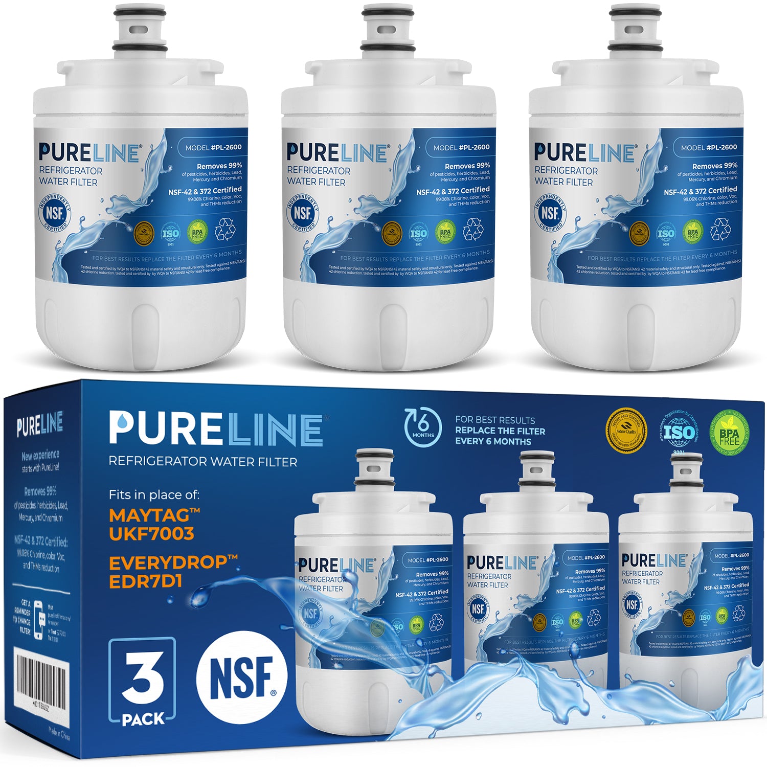 Whirlpool & Maytag Refrigerator Water Filter