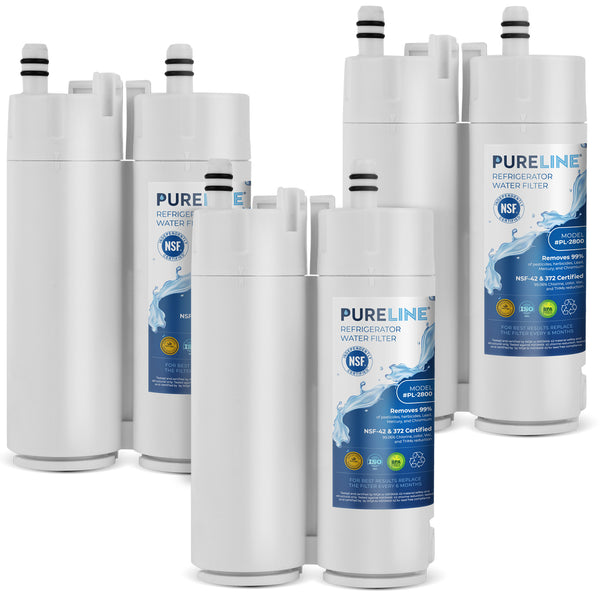 Pureline Replacement for Electrolux EWF01 Refrigerator Water Filter. (3 Pack)