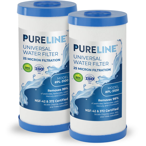 Pureline Replacement for GE FXHTC and GXWH40L Whole House Replacement Water Filter. (2 Pack)