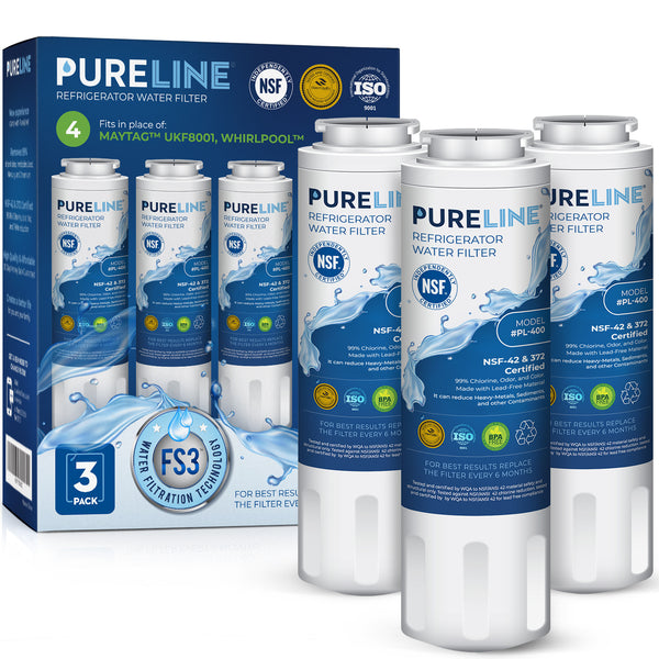 Pureline Replacement for Maytag UKF8001, Whirlpool EDR4RXD1 Refrigerator Water Filter.