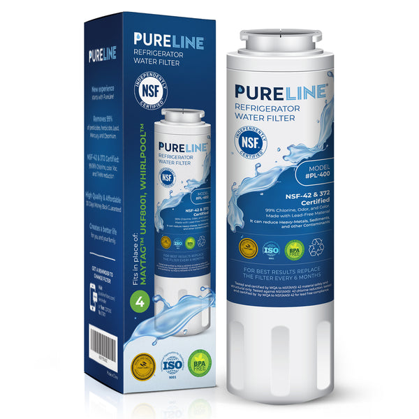 Pureline Replacement for Maytag UKF8001, Whirlpool EDR4RXD1 Refrigerator Water Filter.