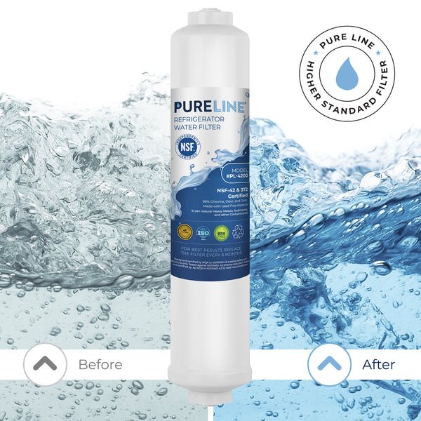 Pureline Replacement for GE GXRTDR and Samsung DA29-10105J Refrigerator Water Filter