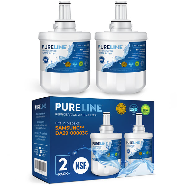 Pureline Samsung DA29-00003G and PUR W10132126 Refrigerator Water Filter.